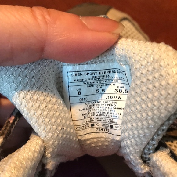 Merrell gray sneakers shoes size 8 - Picture 2 of 14